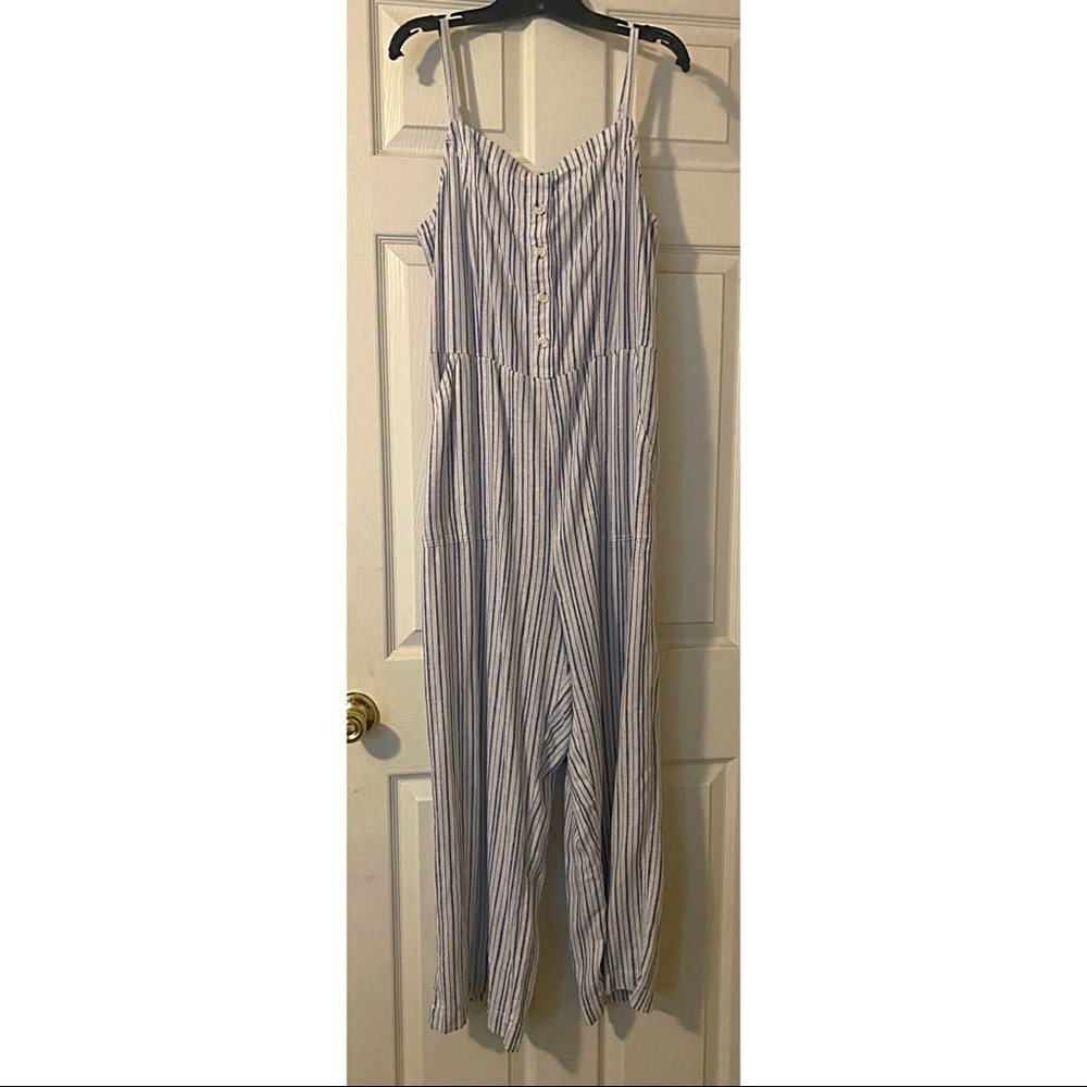 Blue and white striped jumper from Old Navy size large